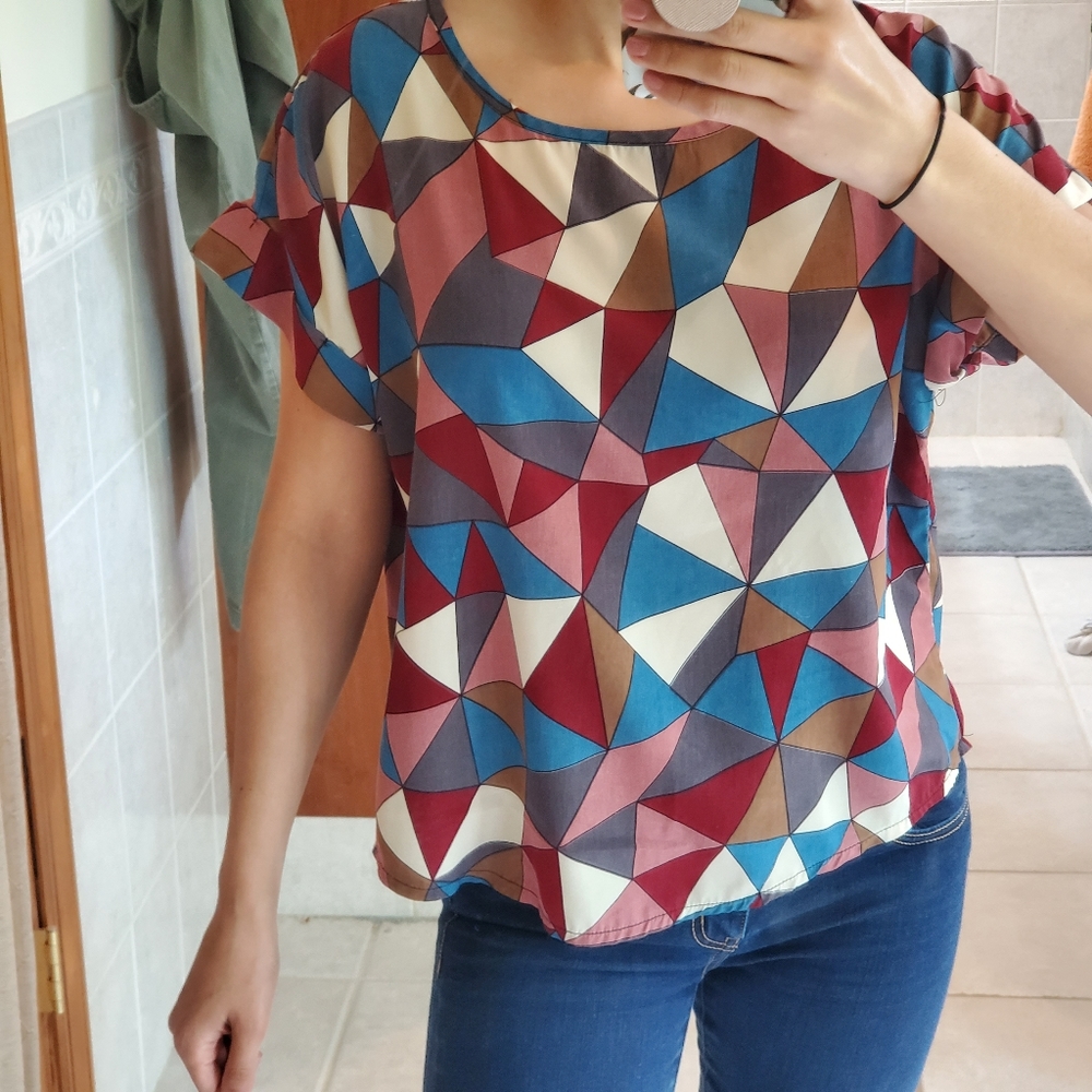 Colorblock tee